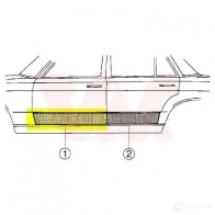 Дверь VAN WEZEL 468979 1 37312 PTNPKJ 3010176