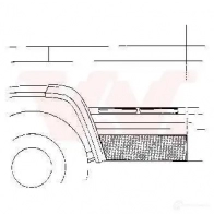 Дверь кабины VAN WEZEL 13 4211 470063 3050.71 JYRW6I4