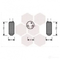 Осушитель кондиционера VAN WEZEL UF5MCS 6082D0 01 8200D001 486214