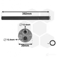 Осушитель кондиционера VAN WEZEL 6058D2 12 811AD 5800D212 481756 - Изображение 2