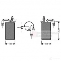 Осушитель кондиционера VAN WEZEL 8200d147 1423217799 5P42E 608 2D147
