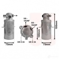 Осушитель кондиционера VAN WEZEL 5410909621025 3000D668 IV UYZ 468821 - Изображение 2