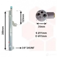 Осушитель кондиционера VAN WEZEL 484547 ZI5QCG 60 59D146 5900D146