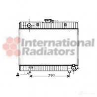 Радиатор охлаждения двигателя VAN WEZEL 30002103 N1NO4B 6030210 3 1423216019