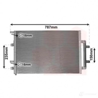 Радиатор охлаждения двигателя VAN WEZEL 5410909610319 T3Z OMEM 03002383 Audi A6 Allroad (C5) 2 Универсал 2.5 Tdi Quattro 163 л.с. 2003 – 2005