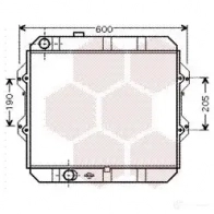 Радиатор охлаждения двигателя VAN WEZEL 60 532292 TGL1A 53002292 Toyota Hilux (N140, 50, 60, 70) 6 Пикап 2.4 TD 4WD (LN165. LN170. LN190) 90 л.с. 1998 – 2002