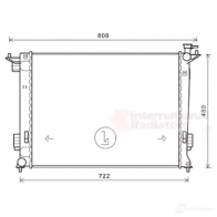 Радиатор охлаждения двигателя VAN WEZEL P 928B 487065 5410909594107 83002238 - Изображение 2