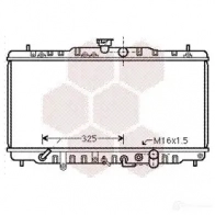Радиатор охлаждения двигателя VAN WEZEL 25002056 6 0252056 YSKSRB 466862