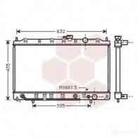 Радиатор охлаждения двигателя VAN WEZEL 6 0322128 32002128 76L7R 470809