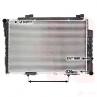 Радиатор охлаждения двигателя VAN WEZEL 30002230 Mercedes C-Class (S202) 1 Универсал 2.2 C 200 T CDI (2094) 102 л.с. 1998 – 2001 WKCZU 6030223 0