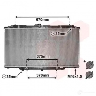 Радиатор охлаждения двигателя VAN WEZEL RNN XR 5410909578039 33002393 471278 - Изображение 2