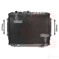 Радиатор охлаждения двигателя VAN WEZEL 603221 64 2T49TI 32002164 Mitsubishi Pajero 2 (V20) 1990 – 2001