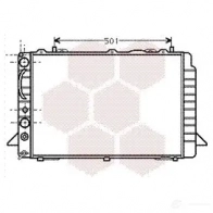 Радиатор охлаждения двигателя VAN WEZEL NH6HOS 456249 03002092 60032 092