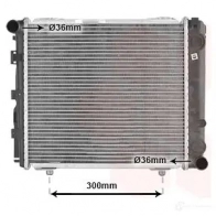 Радиатор охлаждения двигателя VAN WEZEL 603 02079 UJ22T 468504 30002079
