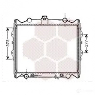 Радиатор охлаждения двигателя VAN WEZEL WHTFOI8 60 532311 53002311 479650