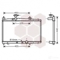 Радиатор охлаждения двигателя VAN WEZEL 6053231 7 Toyota Yaris Verso (XP20) 1 Минивэн 1.4 D 4D (NLP20. NLP22) 75 л.с. 2001 – 2005 53002317 Q5HLR9
