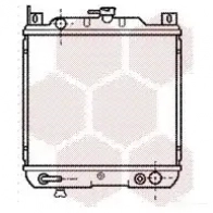 Радиатор охлаждения двигателя VAN WEZEL 52002021 6 0522021 NAOIG7K Suzuki Swift (HT, SF) 1 1991 – 2004