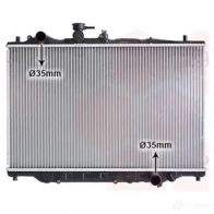 Радиатор охлаждения двигателя VAN WEZEL 467393 KX2JYA 27002048 602720 48