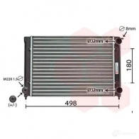 Радиатор охлаждения двигателя VAN WEZEL 605820 40 Z3B7R 58002040 481517 - Изображение 2