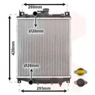 Радиатор охлаждения двигателя VAN WEZEL 3XKMH 52002059 479108 6 0522059 - Изображение 2
