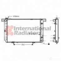 Радиатор охлаждения двигателя VAN WEZEL Mercedes SL-Class (R129) 1 Кабриолет 6.0 60 AMG (1267) 381 л.с. 1997 – 2001 603 02121 M1SPOB9 30002121