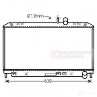 Радиатор охлаждения двигателя VAN WEZEL 27002262 5410909594947 2 1N6AR2 Mazda RX-8