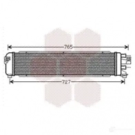 Радиатор охлаждения двигателя VAN WEZEL YGLXWVY 30002485 6 0302485 Mercedes C-Class (S203) 2 Универсал 2.5 C 230 (2052) 204 л.с. 2005 – 2007