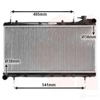 Радиатор охлаждения двигателя VAN WEZEL AVSE0H1 51002015 6051201 5 478926