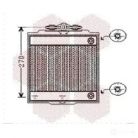 Радиатор охлаждения двигателя VAN WEZEL 06002367 ZI6ZQ9 60 062367 458001