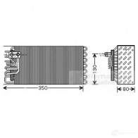 Испаритель кондиционера VAN WEZEL 485053 QSXISZP 7400v039 6074V03 9