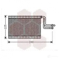Испаритель кондиционера, радиатор печки VAN WEZEL 47QQY Bmw X1 (E84) 1 Кроссовер 2.0 sDrive 16 d 116 л.с. 2012 – 2015 6006V36 5 0600V365
