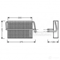 Испаритель кондиционера VAN WEZEL Mercedes S-Class (W220) 2 Седан 4.3 S 430 (220.070. 2270) 279 л.с. 1998 – 2005 3000v325 C642G9T 603 0V325