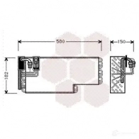 Испаритель кондиционера, радиатор печки VAN WEZEL I20KI0 3000V269 468879 6030V 269