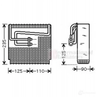 Испаритель кондиционера VAN WEZEL 8100v064 68XLF0 6 081V064 1423217694