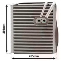 Испаритель кондиционера, радиатор печки VAN WEZEL Kia CeeD (CD) 3 Универсал 1.6 CRDi 115 Eco-Dynamics+ 116 л.с. 2019 – наст. время 8300V292 6 OVEI