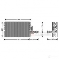 Испаритель кондиционера VAN WEZEL P3N54 5800v077 6058V0 77 Seat Toledo (1L) 1 Хэтчбек 2.0 i 115 л.с. 1991 – 1999