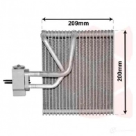 Испаритель кондиционера, радиатор печки VAN WEZEL 8100V045 5410909566142 485798 WVFIM S5 - Изображение 2