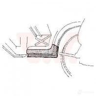 Накладка порога, ступенька кабины VAN WEZEL 5858302 483274 S15D3M 41571 2