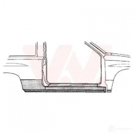 Накладка порога, ступенька кабины VAN WEZEL WMH0VO 3776102 3 22022 Opel Corsa