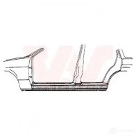 Накладка порога, ступенька кабины VAN WEZEL Y6FB4 Opel Corsa 3220 41 3776103