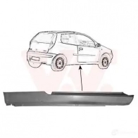 Накладка порога, ступенька кабины VAN WEZEL 1620102 74 6022 JDYM5F 462507