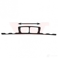 Накладка решетки радиатора VAN WEZEL CG89I 0635663 458569 1203 14 - Изображение 1