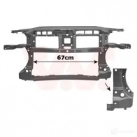 Панель радиатора VAN WEZEL 431 660 B51ZOK 5839678 483016 - Изображение 2