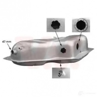 Топливный бак VAN WEZEL 30316 670 472735 UA09GX 3730082