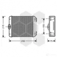 Радиатор печки, теплообменник VAN WEZEL 6030617 2 Mercedes E-Class (W124) 1 1993 – 1995 ZVQO8 30006172