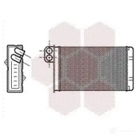 Радиатор печки, теплообменник VAN WEZEL 60406 015 40006015 474694 QST4M - Изображение 2