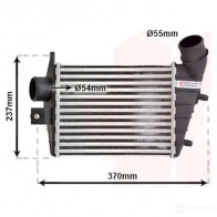 Интеркулер VAN WEZEL H7PV6C 455536 60014 085 01004085