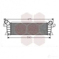 Интеркулер VAN WEZEL Renault Kangoo (KC) 1 Минивэн 1.9 dCi 4x4 84 л.с. 2003 – 2024 43004351 60 434351 DL56X6