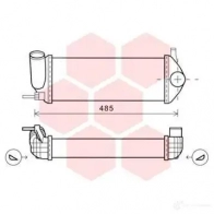 Интеркулер VAN WEZEL FJ8D10 6 0434484 43004484 Renault Kangoo Be Bop