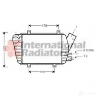 Интеркулер VAN WEZEL Volkswagen Transporter (T4) 4 Автобус 2.5 TDI 102 л.с. 1995 – 2003 6058 4154 58004154 MWM199